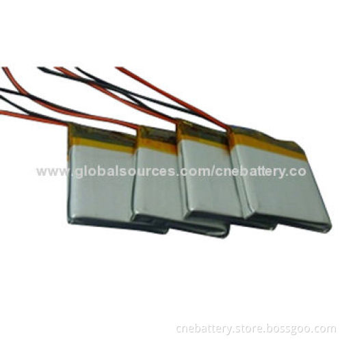 3.7V 1600mAh Lithium Polymer Batteries, Measures 5.1 x 51 x 62mm, Used for Test Instruments